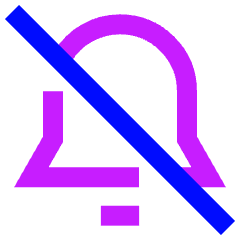 Disable Bell Notification Icon from Sharp Neon Set