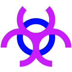 Radioactive 2 Icon from Sharp Neon Set