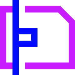 Align Margins Horizontal Icon from Sharp Neon Set