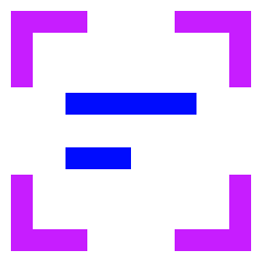 Align Object Frame Left Icon from Sharp Neon Set