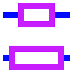 Distribute Center Vertical Icon from Sharp Neon Set