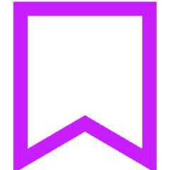 Bookmark Icon from Sharp Neon Set