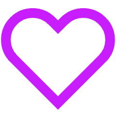 Heart Icon from Sharp Neon Set