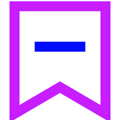 Remove Bookmark Icon from Sharp Neon Set