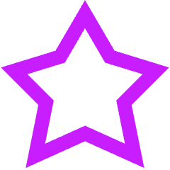 Star 1 Icon from Sharp Neon Set