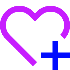 Wishlist Love Add Favorite Icon from Sharp Neon Set