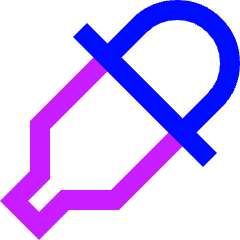 Color Picker Icon from Sharp Neon Set