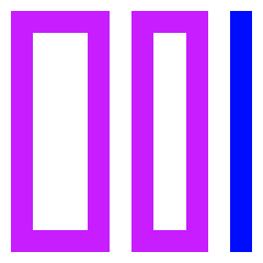 Gradient Color Icon from Sharp Neon Set