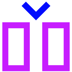 Insert Column Icon from Sharp Neon Set