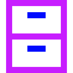 Archive Drawer Icon from Sharp Neon Set