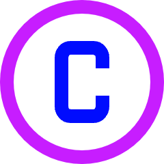 Copyright Icon from Sharp Neon Set
