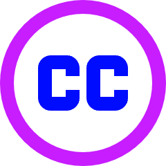 Creative Commons Icon from Sharp Neon Set