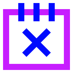 Notepad Remove Icon from Sharp Neon Set