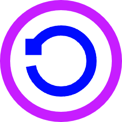 Share Alike Icon from Sharp Neon Set