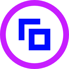 Share Link Circle Icon from Sharp Neon Set