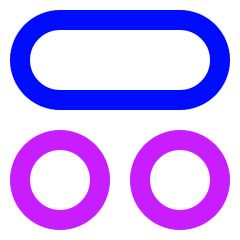 Dashboard Circle Horizontal Pill 1 Icon from Sharp Neon Set