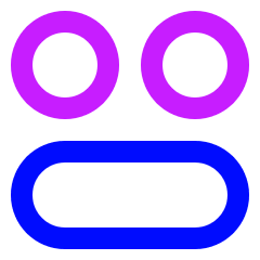 Dashboard Circle Horizontal Pill 2 Icon from Sharp Neon Set