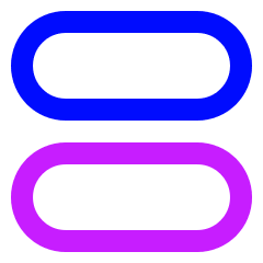 Dashboard Horizontal Pills Icon from Sharp Neon Set