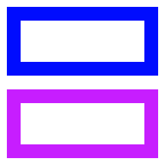 Dashboard Horizontal Rectangle Icon from Sharp Neon Set