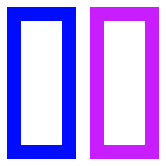 Dashboard Vertical Rectangle Icon from Sharp Neon Set