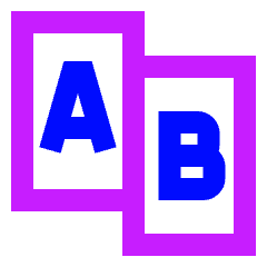 Compare Ab Icon from Sharp Neon Set