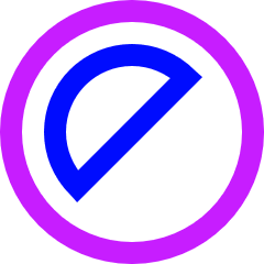 Fill Adjustment Layer Icon from Sharp Neon Set