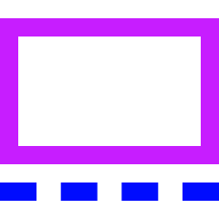 Gallery View Icon from Sharp Neon Set