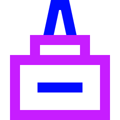 Liquid Glue Icon from Sharp Neon Set