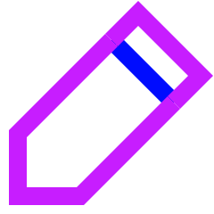 Pencil Icon from Sharp Neon Set