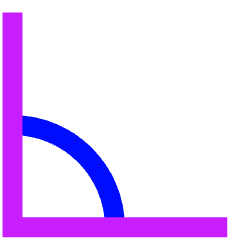Rotate Angle 90 Icon from Sharp Neon Set