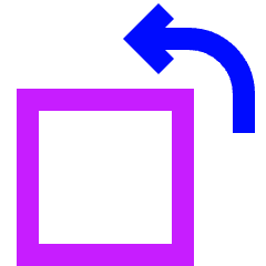 Rotate Object Icon from Sharp Neon Set