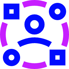 User Experience Design Icon from Sharp Neon Set