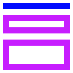 Vector Stroke Weight Icon from Sharp Neon Set