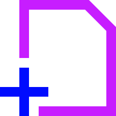 File Add Alternate Icon from Sharp Neon Set