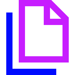 Multiple File 1 Icon from Sharp Neon Set