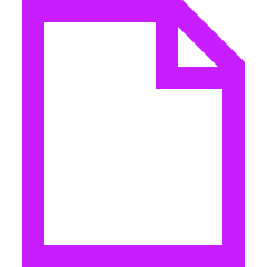 New File Icon from Sharp Neon Set