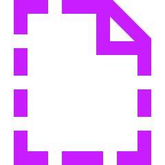 New File Dash Icon from Sharp Neon Set