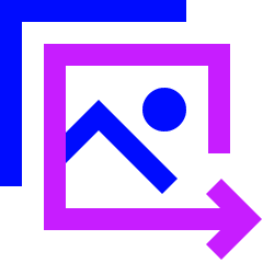 PDF To JPG Icon from Sharp Neon Set