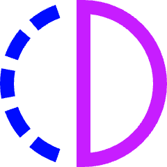 Flip Horizontal Circle 2 Icon from Sharp Neon Set