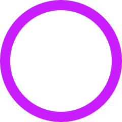 Circle Icon from Sharp Neon Set