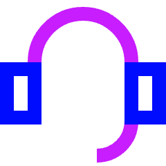 Customer Support 3 Icon from Sharp Neon Set