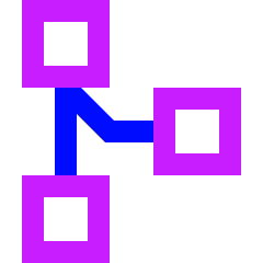 Hierarchy 4 Icon from Sharp Neon Set