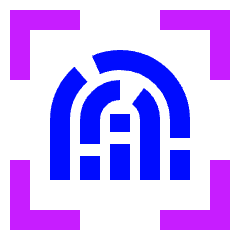 Fingerprint Scan 2 Icon from Sharp Neon Set