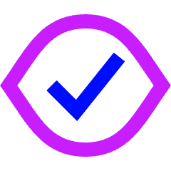 Iris Scan Confirm Icon from Sharp Neon Set