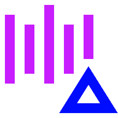 Voice Warning Icon from Sharp Neon Set