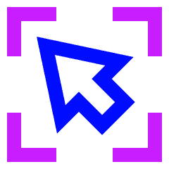 Cursor Screen Recorder Icon from Sharp Neon Set