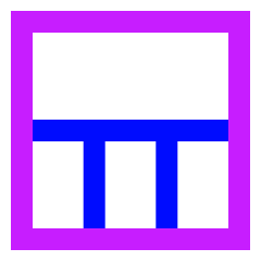 Layout Window 16 Icon from Sharp Neon Set