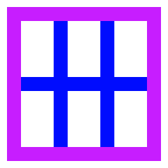 Layout Window 22 Icon from Sharp Neon Set