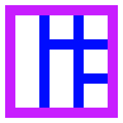 Layout Window 31 Icon from Sharp Neon Set