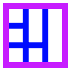 Layout Window 42 Icon from Sharp Neon Set